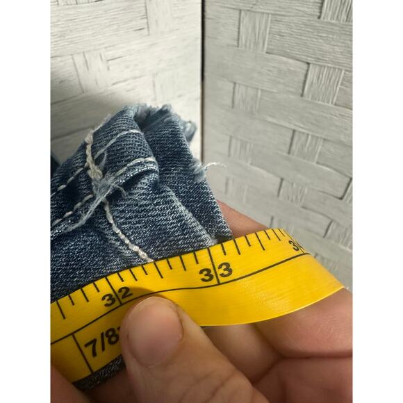 Axel men’s jeans slim boot cut light wash distressed casual denim western - Picture 14 of 16